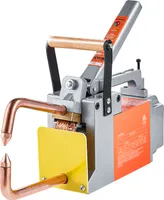 VEVOR Tragbares Punktschweißgerät, 1/8 Zoll dickes Punktschweißer mit 1,5 kVA Eingangskapazität, Schweißspitzenpistole, Metallblech-Punktschweißgerät für Kohlenstoffstahl, Edelstahl, Aluminiumblech