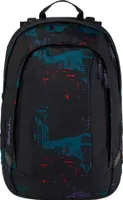 satch Schulrucksack mit Laptopfach Air Night Vision schwarz