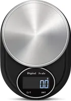 INF Digitálna kuchynská váha 2 kg/0,1 g Nerezová oceľ Čierna/strieborná