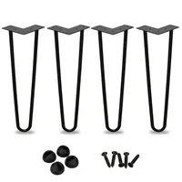 karpal 4x Hairpin Legs Hairpins Tischkufen Haarnadelbeine DIY Tischbeine Austauschbare