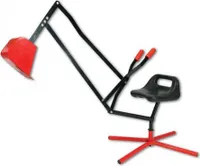 Metall Schaufelbagger gelb/schwarz, 1Stück
