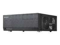 SilverStone GD09B-C - HTPC - PC - Aluminium - Kunststoff - Stahl - Schwarz - ATX - micro ATX - SSI C