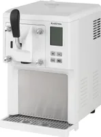 Klarstein Sweet Sundae - Eiscrememaschine, 1,5 Liter, mitselbstkühlendem Kompressor, 200 Watt, Ausgabesystem, 3 StundenAuto-Kühlhaltefunktion, Reinigungsautomatik, Edelstahl, weiß