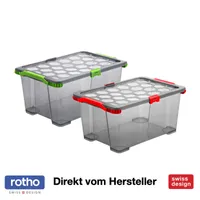 rothopro Evo Total robuste Aufbewahrungsbox mit Deckel Fassungsvermögen: 15  0 l kaufen