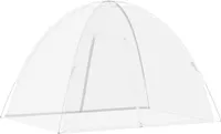 vidaXL Moskytiéra Mongolský stan 220 Mesh White 200x150x140 cm