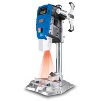 Scheppach Tischbohrmaschine DP55 Bohrmaschine | mit LCD-Display und Laser | 710W | Drehzahl 500–2600 min-1 | Spannbereich 1,5–13mm Säulenbohrmaschine