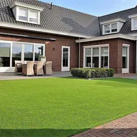 HOME DELUXE - Kunstrasen ULTRAFLOOR PREMIUM - Breite: 4m, Länge: 4m, Floorhöhe 38 mm, Kompletthöhe 40 mm I Terrassenboden Poolumrandung Balkonbelag