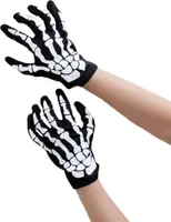Oblique Unique Skelett Handschuhe Halloween Kostüm Karneval Fasching Uni
