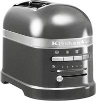 Kitchenaid  2-Scheiben-Toaster 5KMT2204EMS Medallion Silber 1250 Watt Stoppfunktion Auftaufunktion