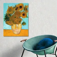 Wallity, KNV4504_5070 (50 x 70), Leinwandbilder, Mehrfarbig, Holz, 50 x 70 cm