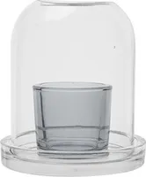 Teelichthalter Bell Transparent 114x114xh130cm Glas