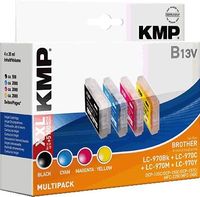 KMP B13V Vorteilspack kompatibel mit LC-970 Bk/C/M/Y