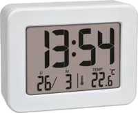 TFA Dostmann 60.2044.02 Quarz Wecker Weiß Alarmzeiten 1 (60.2044.02)