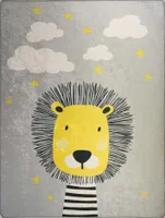 Kinderzimmerteppich 80 x 150 cm – Grau