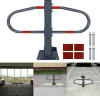 XMTECH parkovacia zábrana parkovací stĺpik zábrana stĺpik skladacia uzamykateľná parkovacia zábrana s 2 kľúčmi