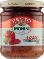 Monini Getrocknete Tomaten Pesto Rosso 190 G