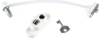Fenstersicherung Weiß 20 cm - Pro Set
