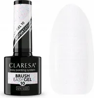 Claresa Brush Easy Gel 10 Mliečne Biely S Jemným Gélom Na Štetce