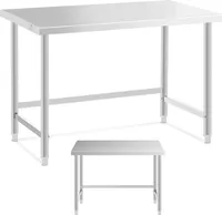 Royal Catering Edelstahl-Arbeitstisch - ECO - 120 x 60 cm - 91 kg -