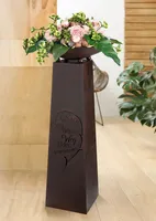 GILDE Dekosäule "Gemeinsamer Weg" Schalenständer Deko Garten