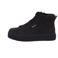 Tamaris Damen Stiefelette Hightop Sneaker Leder Reißverschluss modern 1-25227-41, Größe:40 EU, Farbe:Schwarz