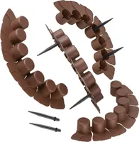 Rasenkante Palisade 4-teilig Nessa