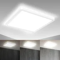 LED Deckenleuchte Leuchten Canvas weiß Direkt