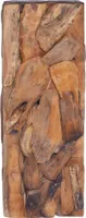 vidaXL Bočný stolík 30x30x80 cm Teakové masívne drevo