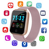 Smartwatch, 1.30 Zoll Smartwatch mit Pulsmesser Schlafmonitor, IP67 Wasserdicht Fitness Armbanduhr, Schrittzähler Uhr Damen, Sportuhr Stoppuhr Aktivitätstracker Android iOS, Golden