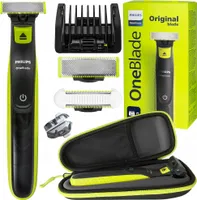 Philips OneBlade QP2724/20 Rasierer + Philips Oneblade SkinProtect QP229/52 Klinge 1 Stück + Etui