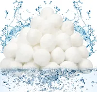 Aopunly Filter Balls 1400g weiß, Filterbälle für Pool, Schwimmbad, Filterpumpe, Aquarium Sandfilter, ersetzen 25 kg Filtersand