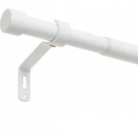 Gardinenstange ausziehbar 120 - 210 cm Vorhangstange Weiß
