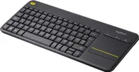 Bezprzewodowa klawiatura dotykowa Logitech K400 Plus czarna