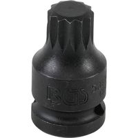 BGS 5381-M16 Kraft-Biteinsatz, Innenvielzahn, M16, 12,5 (1/2), 40 mm