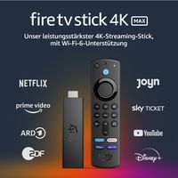 Fire TV Stick 4K Max mit Wi-Fi 6 und Alexa-Sprachfernbedienung (mit TV-Steuerungstasten)
