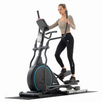 Hop-Sport Elliptical Crosstrainer HS-160CF Stage Ellipsentrainer, 24 kg Schwungmasse, inkl. Unterlegmatte belastbar bis 150 kg