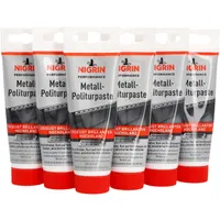 NIGRIN Metall-Politurpaste 75ml 6x
