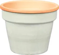 Pflanztopf Lafiora Ø 34 cm H 26,5 cm weiß