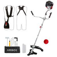AREBOS ECO Benzin 2in1 Motorsense Rasentrimmer Rasenmäher 2,2kW 3,0PS - direkt vom Hersteller