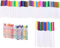 Buntstift- und Wachsmalstifte-Set - 65-teilig