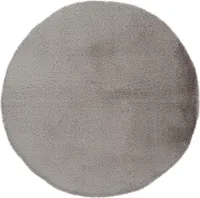 Badematte Priscella Light 300 Hellgrau Ø 100cm RUND