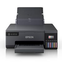 Epson EcoTank L8050, Dye Ink, 5760 x 1440 DPI, 8" x 12" (20x30 cm), Doppelseitiger Druck, WLAN, Schwarz