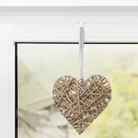 Lichtblick Fensterhaken für Dekoration, Klemmfix, ohne Bohren, 10 Stück