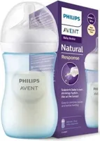 Detská fľaša Natural Avent, Response, 260 ml, modrá