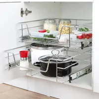 HI - 34042 Teleskopická zásuvka na dodatočnú montáž 60 cm kuchynských skriniek