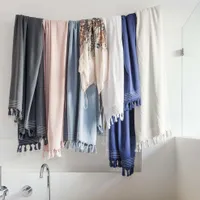 Walra Hamamtuch 100 x 180 cm | Saunatuch aus 100% Baumwolle in 6 Farben, FARBE WÄHLEN:weiß