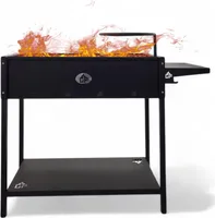 Mangal Batyr 60 Schaschlikgrill mit Ablage und Topfhalter