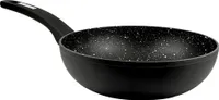 Wok panvica Carl Schmidt Sohn-Marburg, hliník, 28 cm, čierna