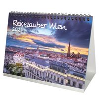 Reisezauber Wien DIN A5 Tischkalender für 2024 Österreich Urlaub Reise - Seelenzauber