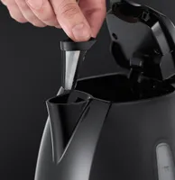 RUSSELL HOBBS Wasserkocher Textures Plus 1,7l 2400Watt schwarz
